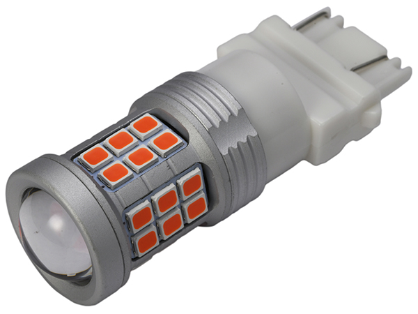 3157 LED BULBS【36SMD/6W/900LM/レッド】 2PCセット