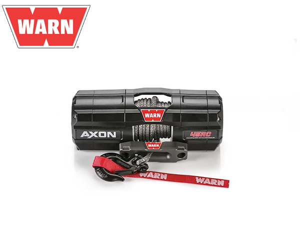 WARN AXON 45RC パワースポーツ ウインチ/POWERSPORT WINCH シンスティックロープ12V 牽引約2041kg 汎用 101240