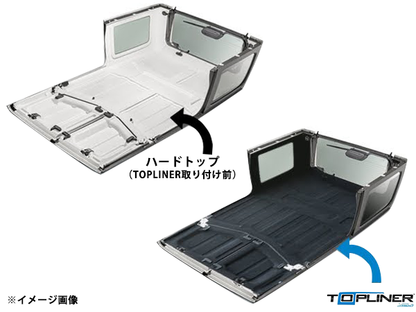 Coverking Topliner トップライナー /ヘッドライナー SPC684 11-18y ジープ JK ラングラー2ドア