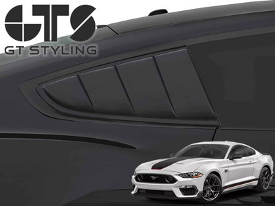 GT STYLING スモーククォーターウインドルーバー/2PC GT4813S 15-23y フォード マスタング