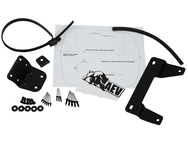 AEV シュノーケル エアインテークキット 40306510AC JLラングラー/JTグラディエーター(2.0L/3.6L/4xe) ※ローフェンダー車