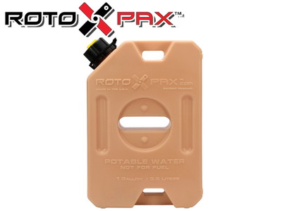 Rotopax(ロトパックス) ウォーターパック/コンテナ 1ガロン/3.8L タン RX-1TAN