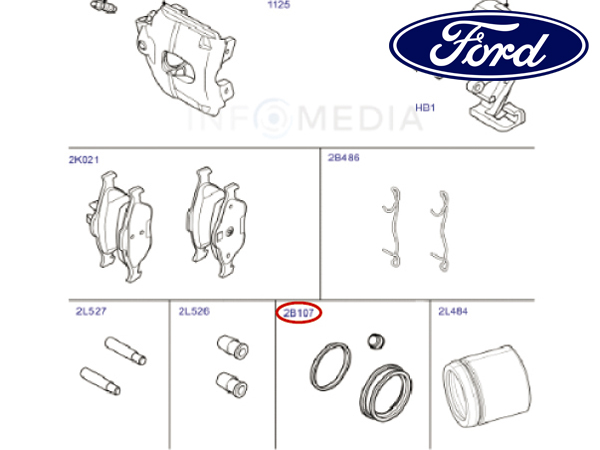 CALIFORNIA CUSTOM OF JAPAN / 13y- ECOSPORT フォード純正 ブレーキ